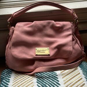 Marc by Marc Jacobs Pink Leather Classic Q Lil Ukita Top Handle Bag